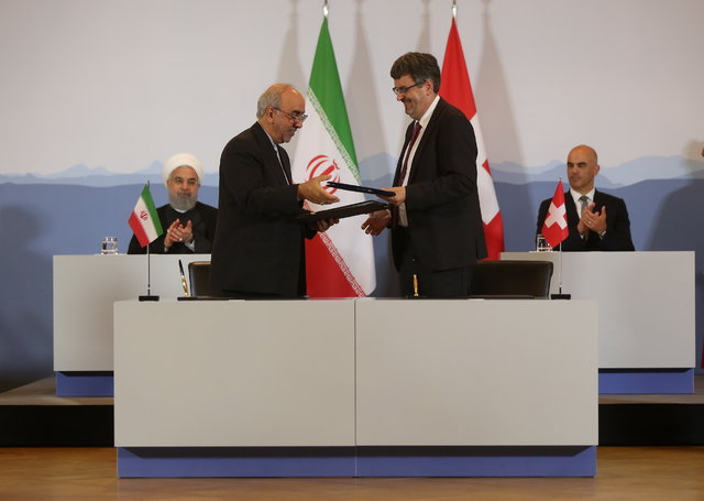 Iran, Switzerland ink 3 pacts on science, health, economy