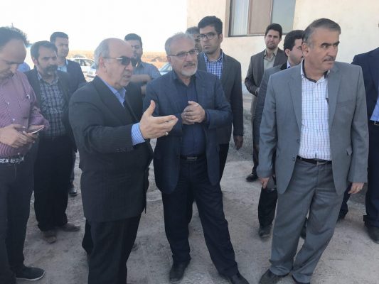 بازدید رئیس سازمان گسترش و نوسازی صنایع ایران  از منطقه ویژه اقتصادی  گرمسار