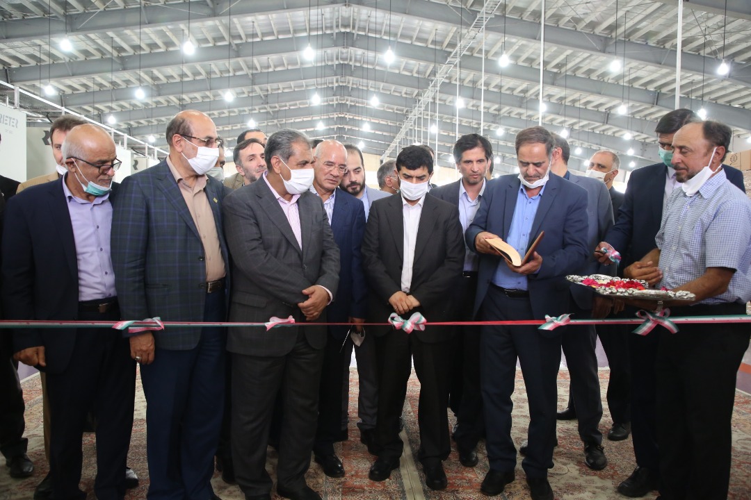 گزارش تصویری از افتتاح ۳ طرح تولیدی در قزوین با حضور سرپرست وزارت صمت